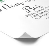 Poster SYMBOLE DE LA BARRE DE LA Paume Tropicale Maman-Os (Coin)