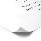 Poster Symbole de la barre des abeilles et des fleurs sau (Coin)