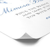 Poster Symbole de la Barre Mimosa Bride (Coin)