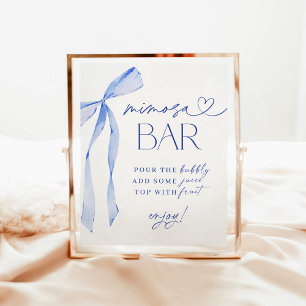 Poster Symbole de la Barre Mimosa Bride