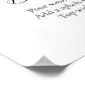 Poster Symbole de la barre Mimosa de fleurs d'agrumes ros (Coin)