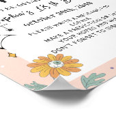 Poster Symbole de la capsule d'anniversaire de la fille m (Coin)