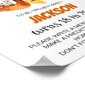 Poster Symbole de la capsule d'anniversaire de la guitare (Coin)