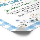 Poster Symbole de la Capsule d'Anniversaire de l'Oie Bleu (Coin)