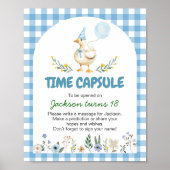 Poster Symbole de la Capsule d'Anniversaire de l'Oie Bleu (Devant)