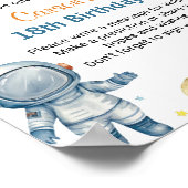 Poster Symbole de la capsule d'heure d'anniversaire des p (Coin)