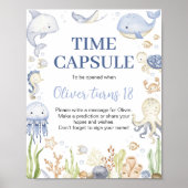 Poster Symbole de la Capsule Heure Anniversaire d'Ocean A (Devant)