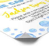 Poster Symbole de la capsule horaire de l'anniversaire du (Coin)