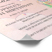 Poster Symbole de la capsule temporelle de la fête d'anni (Coin)