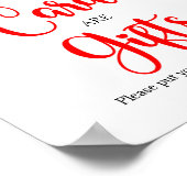 Poster Symbole de la carte de Noël et des cadeaux (Coin)