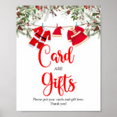 Poster Symbole de la carte de Noël et des cadeaux (Devant)