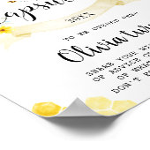 Poster SYMBOLE DE LA CASSELLE DE FLEUVE JaUNE (Coin)