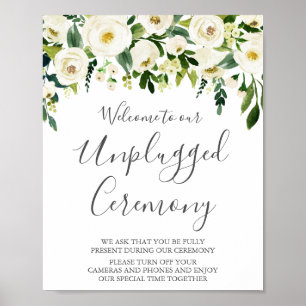 Poster Symbole de la cérémonie de débranchement des fleur