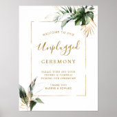 Poster Symbole de la cérémonie de Mariage débranché du fe (Devant)