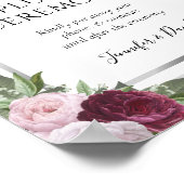 Poster Symbole de la cérémonie Mariage débranchée en arge (Coin)