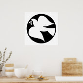 Poster Symbole de la colombe de la paix (Cuisine)