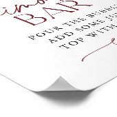 Poster Symbole de la Douche Bar Mimosa Burgundy Blush Pin (Coin)