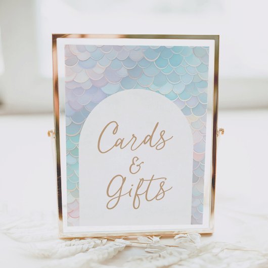 Poster Symbole de la Fête d'anniversaire de la Sirène