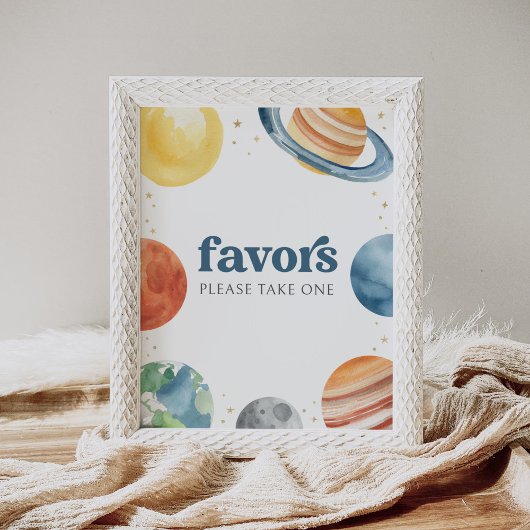 Poster Symbole de la fête d'anniversaire de l'espace extr