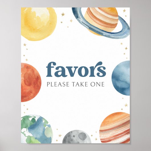 Poster Symbole de la fête d'anniversaire de l'espace extr (Devant)