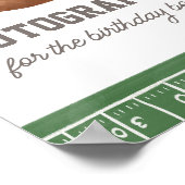 Poster Symbole de la fête d'anniversaire du football (Coin)