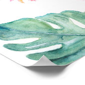 Poster Symbole de la fête de bienvenue du Flamant rose tr (Coin)