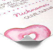 Poster Symbole de la fête de la douceur Premier anniversa (Coin)