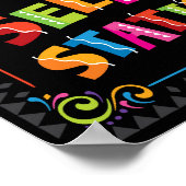 Poster SYMBOLE DE LA FÊTE DE LA STATION SELFIE Fiesta (Coin)