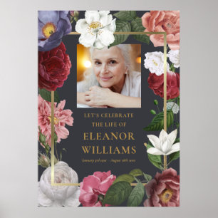 Poster Symbole de la fête de la vie en rose