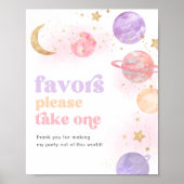 Poster Symbole de la Fête de l'Espace de la Fille (Devant)