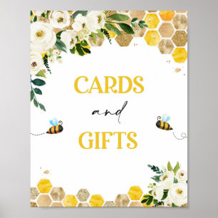 Poster Symbole de la fête des Baby showers d'abeilles Mam