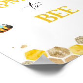 Poster Symbole de la fête des Baby showers d'abeilles Mam (Coin)