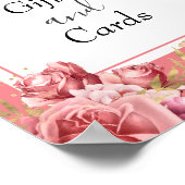 Poster Symbole de la fête des Baby showers papillons et c (Coin)