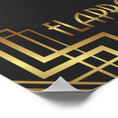 Poster Symbole de la fête des flappers des années 1920 (Coin)