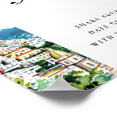 Poster Symbole de la Fête des mariées Amalfi Lemon (Coin)