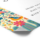 Poster Symbole de la Fête des mariées de la fête mexicain (Coin)