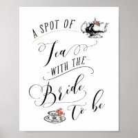 Symbole de la Fête des mariées de thé vintage de t