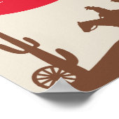 Poster Symbole de la Fête Rouge Occidentale Enfants (Coin)