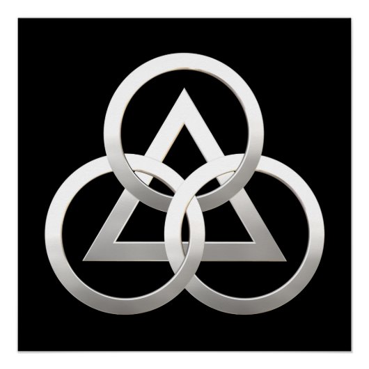 Poster symbole de la franc-maçonnerie (Devant)