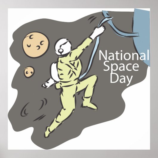 Poster Symbole de la Journée nationale de l'espace (Devant)