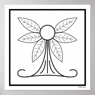 Poster Symbole de la nature