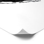 Poster SYMBOLE DE LA PAIX Aruba avec carte d'Aruba (Coin)