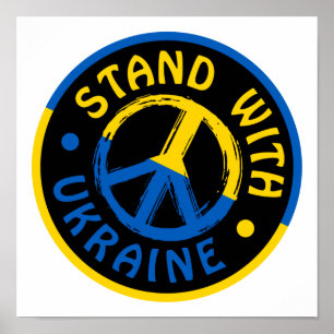 Poster SYMBOLE DE LA PAIX DE L'Ukraine