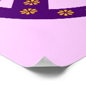 Poster Symbole de la Paix Fleurs T-shirts et cadeaux (Coin)