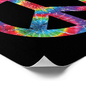 POSTER SYMBOLE DE LA PAIX RÉSISTE À UNE MANIFESTATION PAC (Coin)