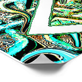 Poster Symbole de la Paix, Yin Yang, Arbre de la Vie en V (Coin)