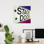 Poster Symbole de la porte du théâtre (Bureau à domicile)