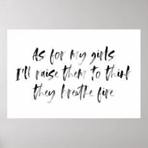 Poster Symbole de la pouponnière avec calligraphie aquare