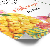 Poster Symbole de la première année de la florale tropica (Coin)