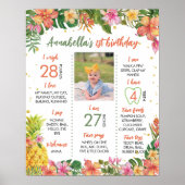 Poster Symbole de la première année de la florale tropica (Devant)